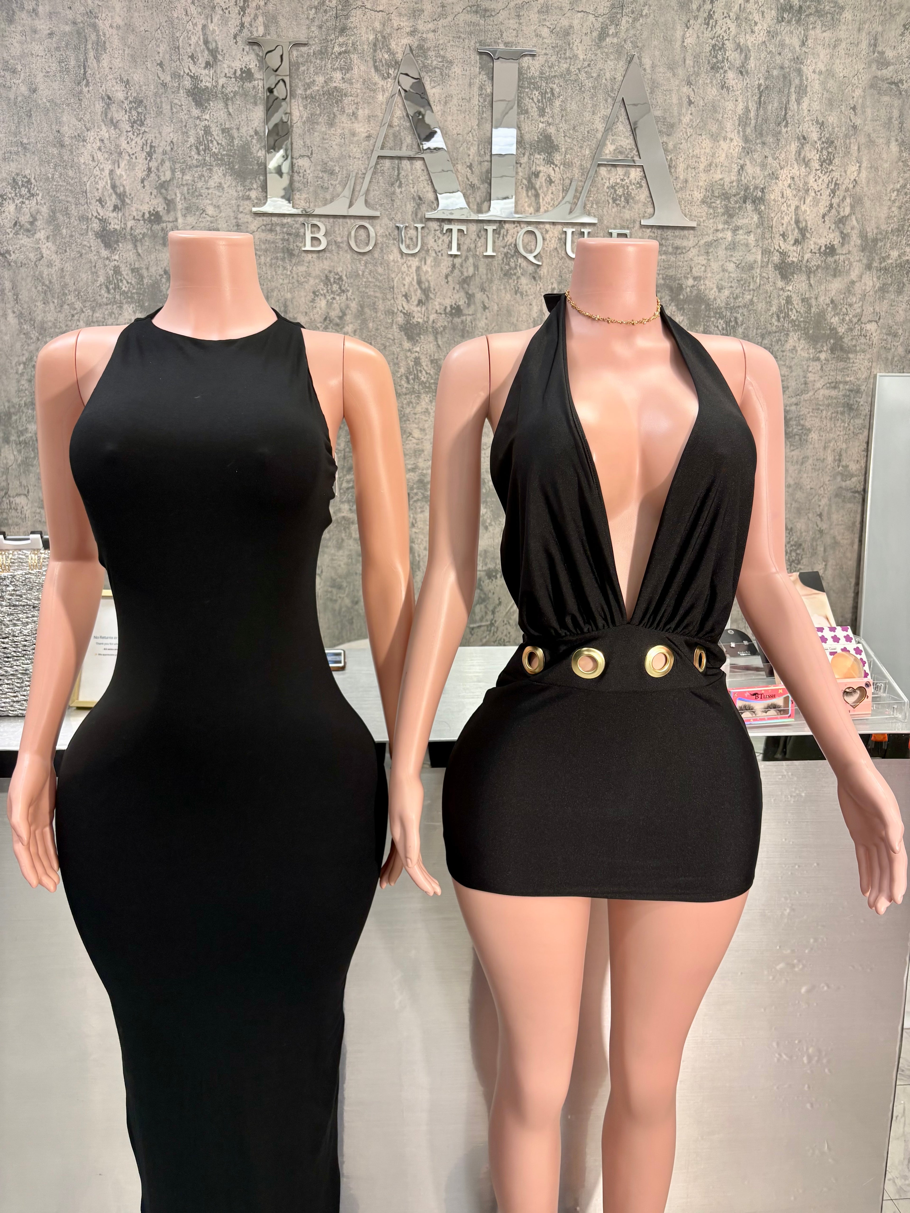 Black Peek A Boo Mini