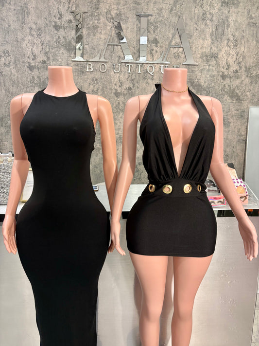Black Peek A Boo Mini